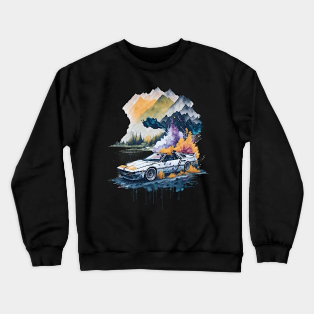 Summer Art DMC DeLorean Crewneck Sweatshirt by Shop Goods